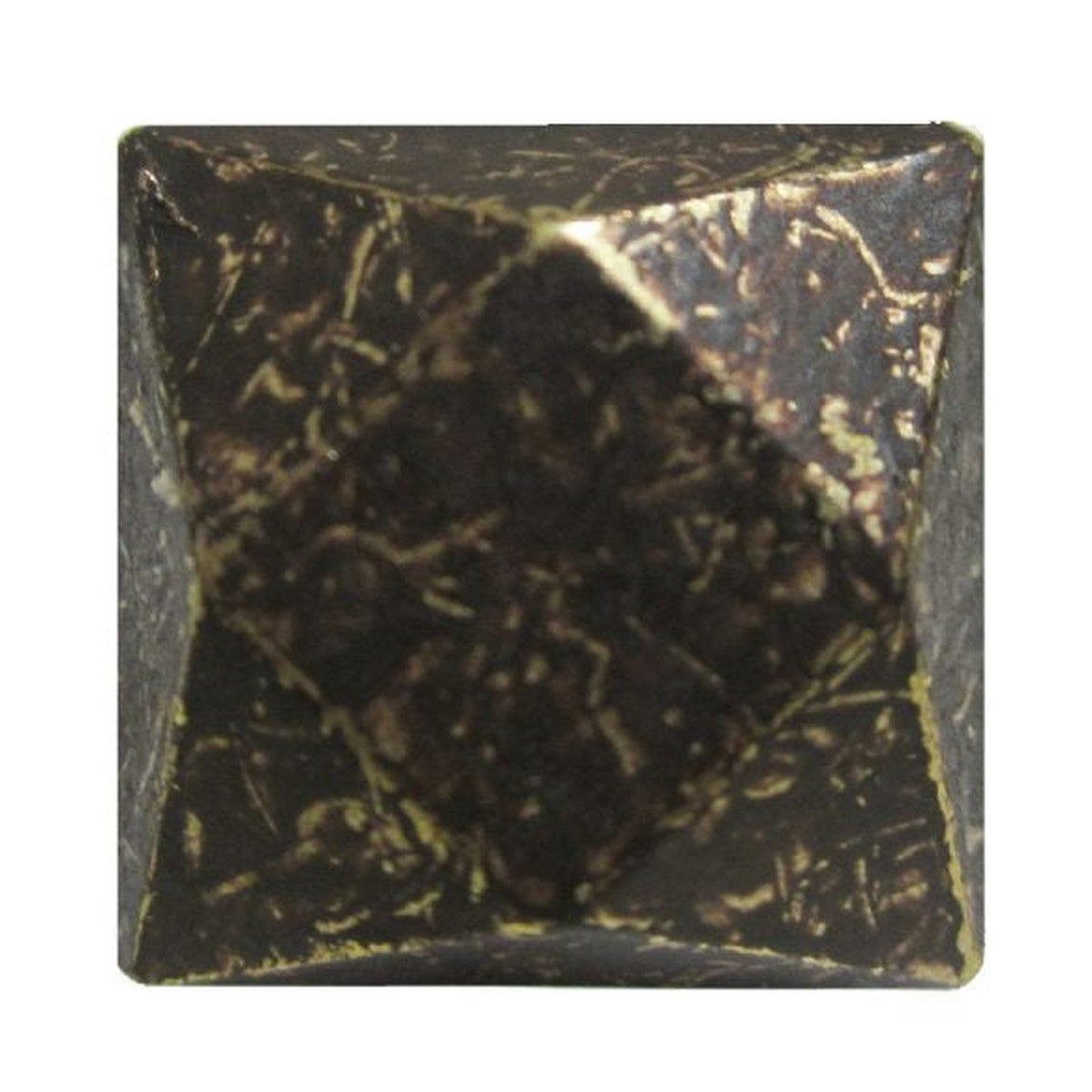Crackle #88 Diamond Square Nail 100/BX Head Size: 1/2" Nail Length:1/2" - Alan Richard Textiles, LTD Black Diamond Decorative Nail Collection - Specialty Shapes