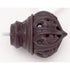 Crown Palace Finial With Plug - 777 - Rust - Alan Richard Textiles, LTD Kirsch Wrought Iron, Kirsch Wrought Iron Finials