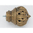 Crown Palace Finial With Plug - 801 - Iron Gold - Alan Richard Textiles, LTD Kirsch Wrought Iron, Kirsch Wrought Iron Finials