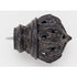 Crown Palace Finial With Plug - 802 - Iron Oxide - Kirsch Wrought Iron, Kirsch Wrought Iron Finials