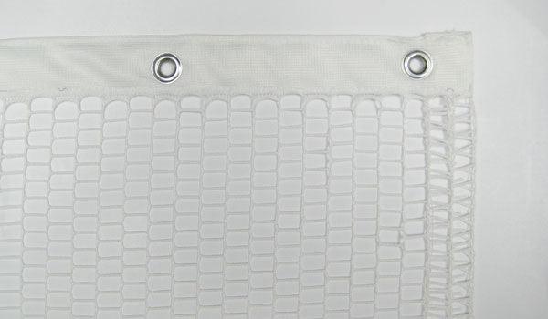 Cubicle Curtain EZE Mesh With Grommets - Various Sizes in White or Natural - Alan Richard Textiles, LTD Cubicle Curtain EZE-Mesh - 25 Yard Put Up