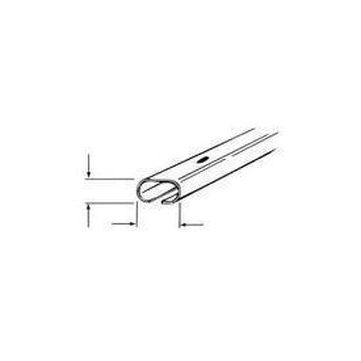 Cut-to Measure Rodding - 12' Length -Series 9005 - Kirsch Ceiling Mounting & Components - 9005