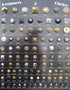 Designers Choice Decorative Nails Display Board #2 - Alan Richard Textiles, LTD Designers Choice Decorative Nail Collection