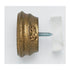 End Cap With Plug - 801 - Iron Gold - Kirsch Wrought Iron, Kirsch Wrought Iron Finials