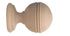 Finial Ringed Ball H 2" - Alan Richard Textiles, LTD Forest Porto 2" Smooth & Reeded Royal Wood