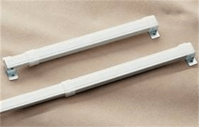 Flat Sash Rods 12"-18" - Kirsch Curtain Rods & Components