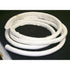 Fox Edge 1-1/4" White - 50' Roll - Alan Richard Textiles, LTD Fox Edge Woven Nylon & Burlap