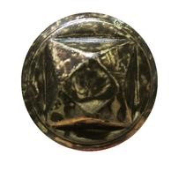 Granite #82 Round Nail 80/Box Head Size: 13/16" Nail Length: 5/8" - Alan Richard Textiles, LTD Black Diamond Decorative Nail Collection