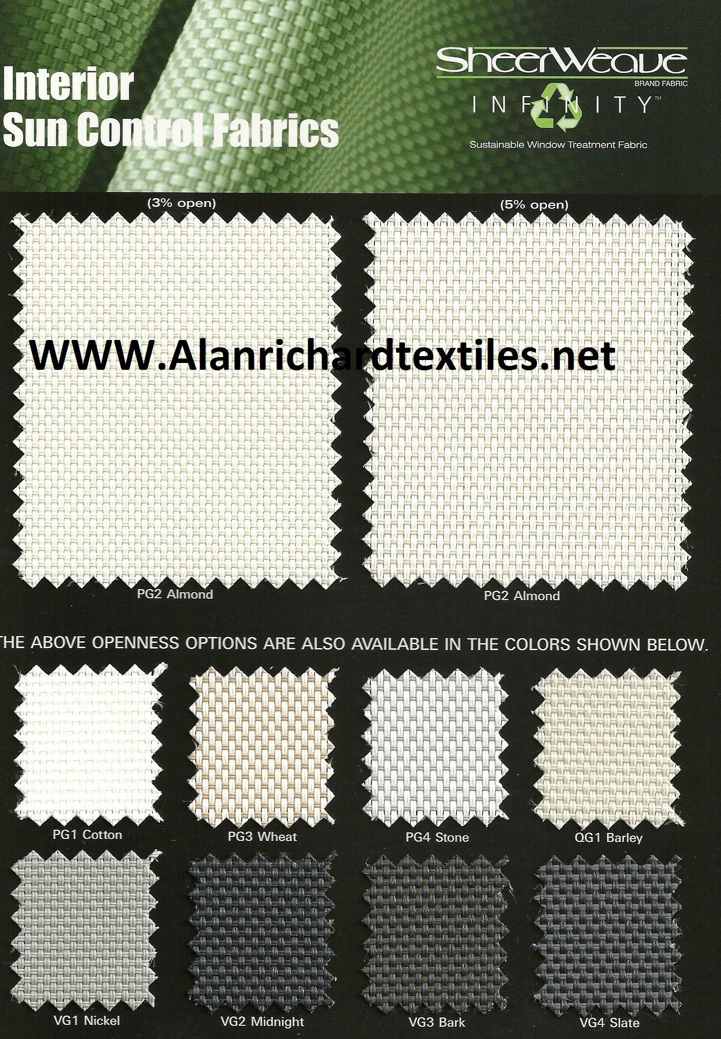 Infinity Series Sample - Alan Richard Textiles, LTD SheerWeave� Sample Cards