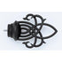 Interlace Finial With Plug - 770 - Black - Alan Richard Textiles, LTD Kirsch Wrought Iron, Kirsch Wrought Iron Finials