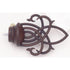 Interlace Finial With Plug - 777 - Rust - Alan Richard Textiles, LTD Kirsch Wrought Iron, Kirsch Wrought Iron Finials