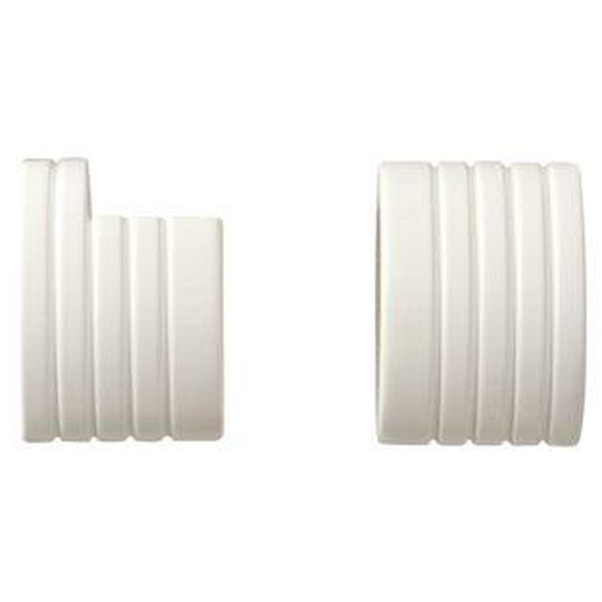 Kirsch 1-3/8" Inside Mount Sockets 025 White - Kirsch Wood Trends� Classics - 1-3/8" Brackets