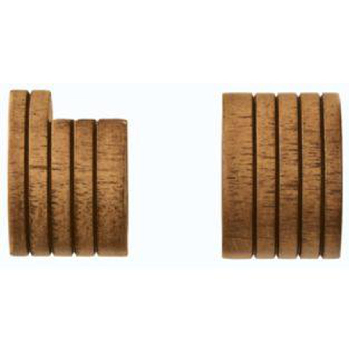 Kirsch 1-3/8" Inside Mount Sockets 820 Estate Oak - Kirsch Wood Trends� Classics - 1-3/8" Brackets