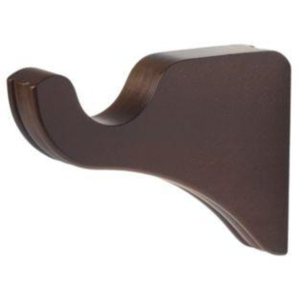 Kirsch 1-3/8" Wood Brackets 083 Mahogany  3-1/2" Return - Kirsch Wood Trends� Classics - 1-3/8" Brackets