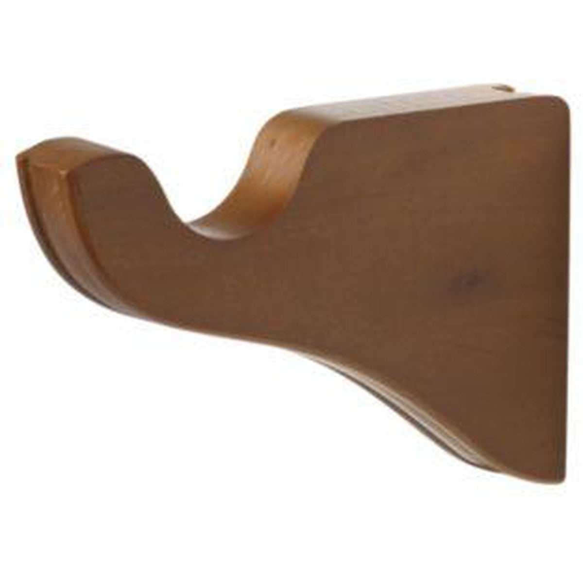 Kirsch 1-3/8" Wood Brackets 085 Walnut 3-1/2" Return - Kirsch Wood Trends� Classics - 1-3/8" Brackets