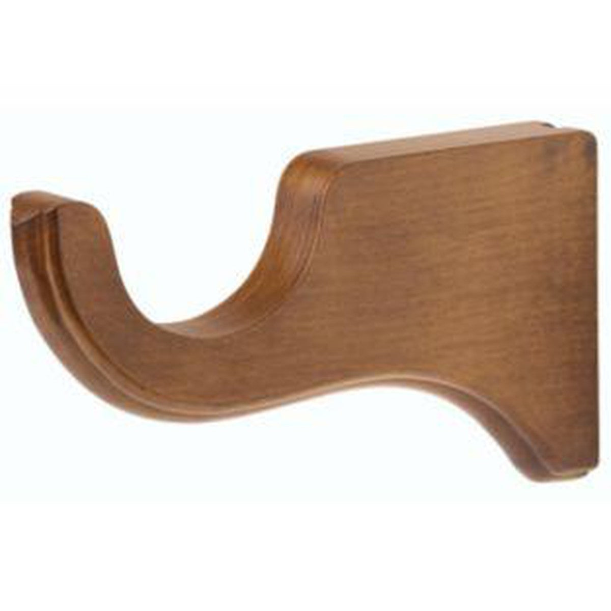 Kirsch 1-3/8" Wood Brackets 820 Estate Oak 6" Return - Kirsch Wood Trends� Classics - 1-3/8" Brackets