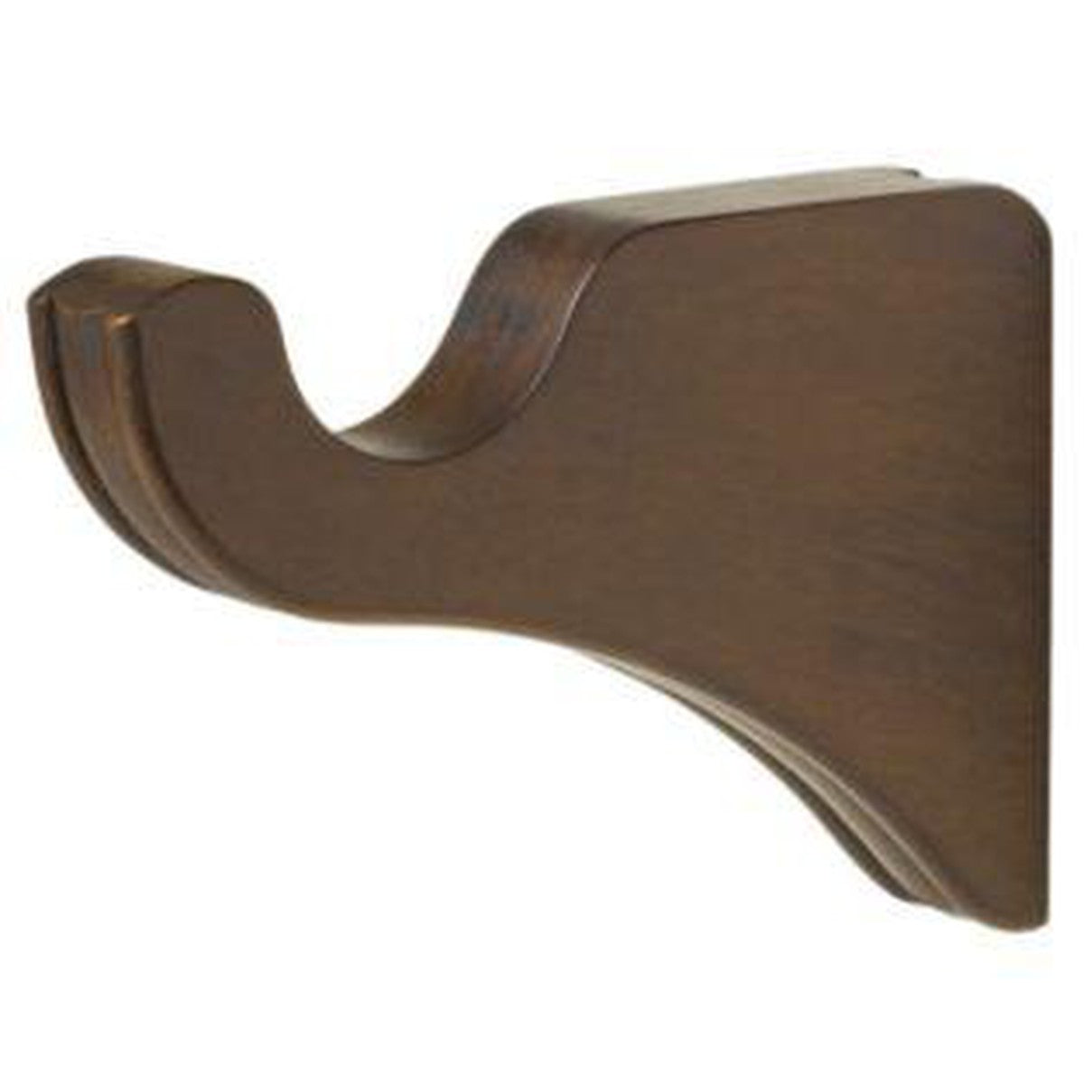 Kirsch 1-3/8" Wood Brackets 827 Hazelnut 3-1/2" Return - Kirsch Wood Trends� Classics - 1-3/8" Brackets