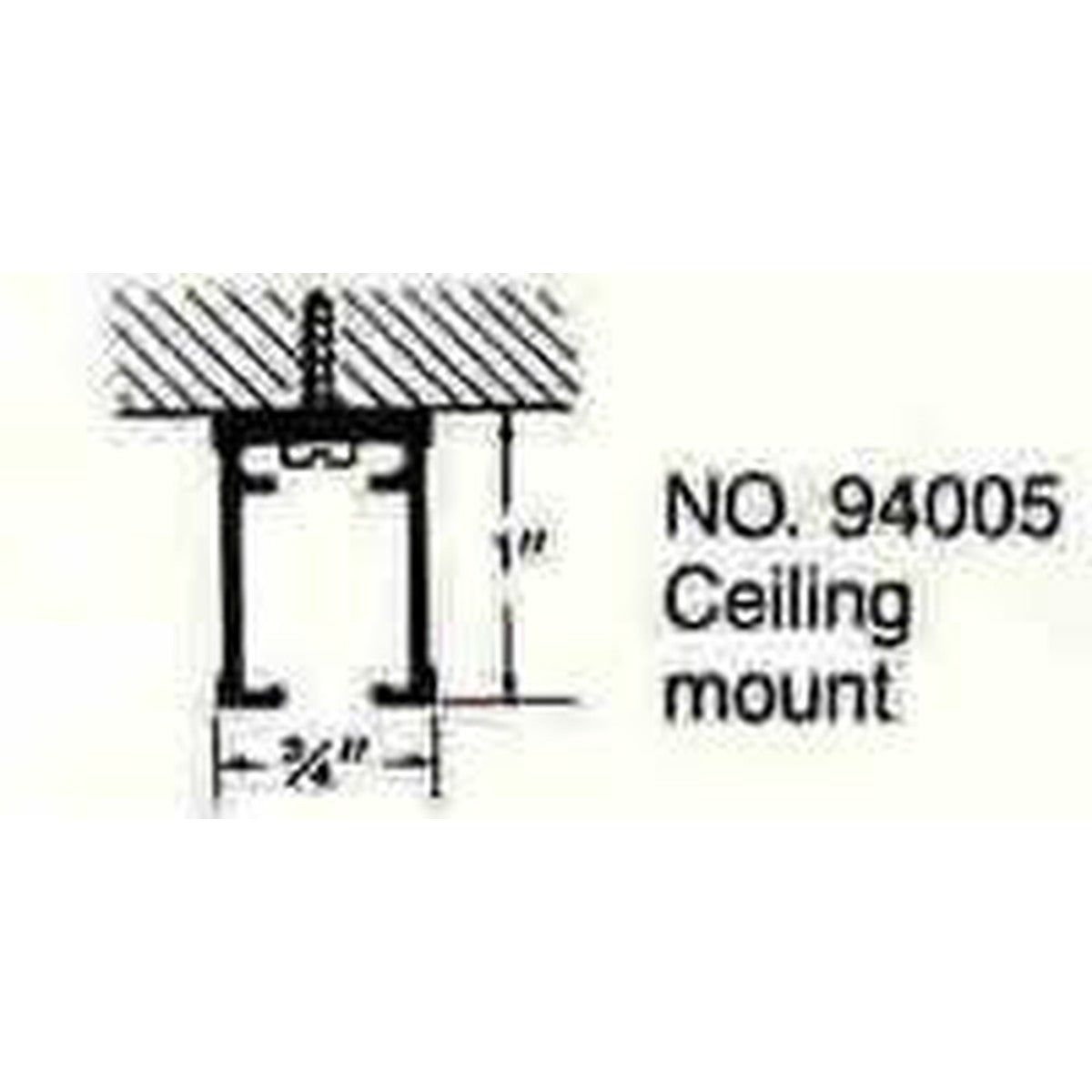 Kirsch Anodized Aluminum Architrac - 94005 Assembled - Alan Richard Textiles, LTD Kirsch Architrac - Series 94005