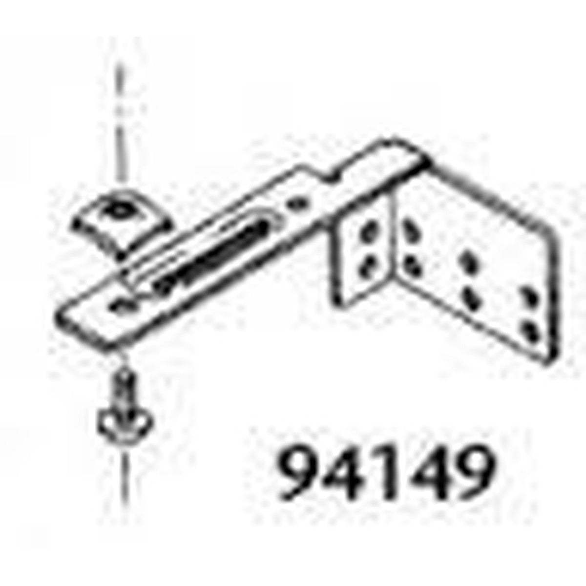 Kirsch Architrac Left Hand End Cap 94149 - Kirsch Architrac - Series 94003, Kirsch Architrac - Series 94004