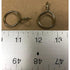 Kirsch Brass-Plated Eyelet Cafe Rings -3/4" Inside Diameter - Brass Plated Brackets & Rodding