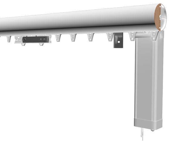 Kirsch Briza Wood Trends 1-3/8" Traverse Rod - Motorized - Alan Richard Textiles, LTD