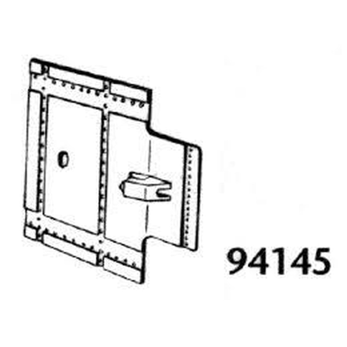 Kirsch Overlap Stiffener 94145 - Kirsch Architrac - Series 94001