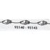 Kirsch Ripplefold Front Load Carriers - 80% Fullness - Kirsch Architrac - Series 93001 - DISCONTINUED, Ripplefold Tapes, Ripplefold Tapes And Carriers