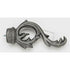 Leaf Scroll Finial With Plug - 011 - Antique Pewter - Alan Richard Textiles, LTD Kirsch Wrought Iron, Kirsch Wrought Iron Finials