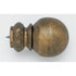 Pedestal Ball Finial With Plug - Iron Gold - 801 - Alan Richard Textiles, LTD Kirsch Wrought Iron, Kirsch Wrought Iron Finials