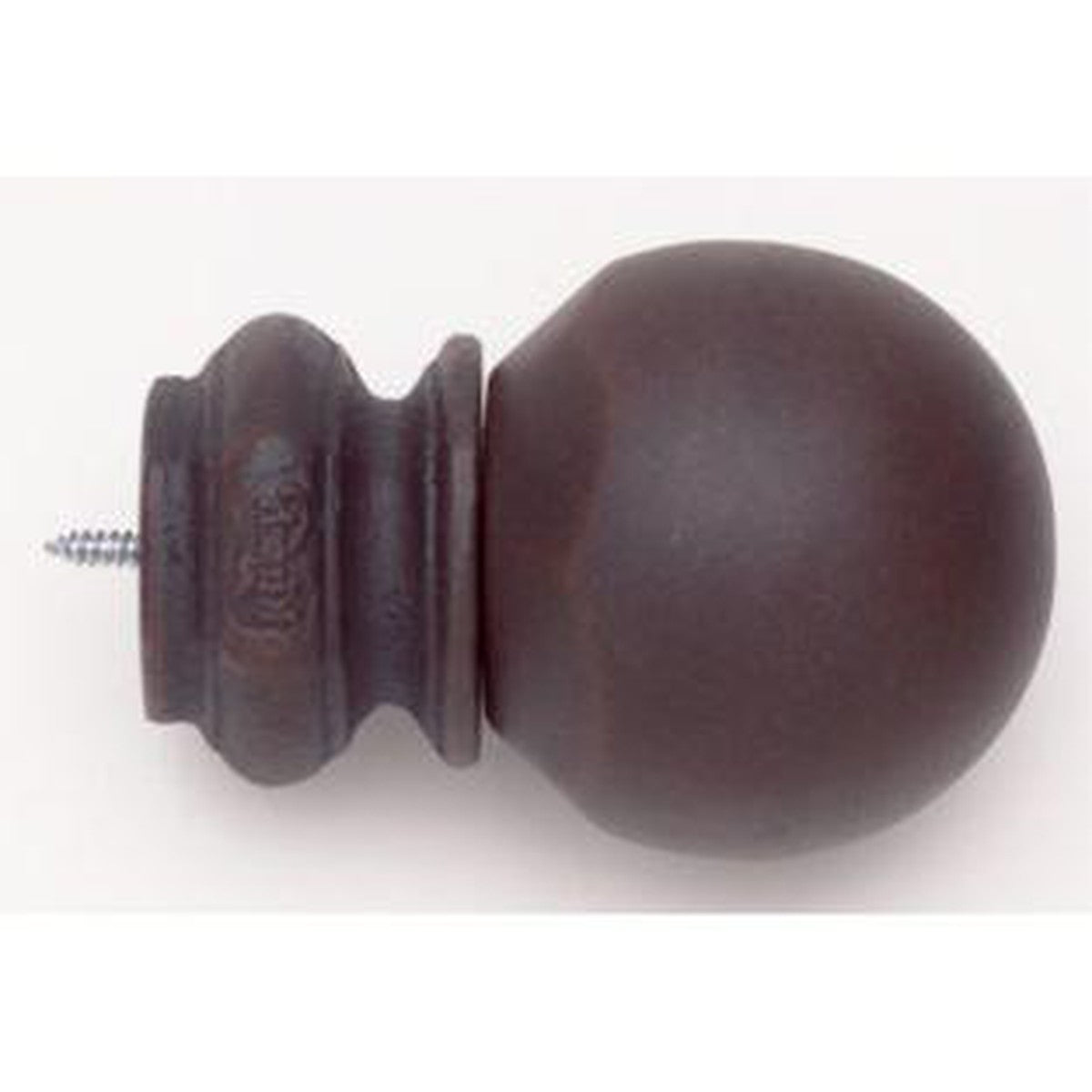 Pedestal Ball Finial With Plug - Rust - 777 - Alan Richard Textiles, LTD Kirsch Wrought Iron, Kirsch Wrought Iron Finials