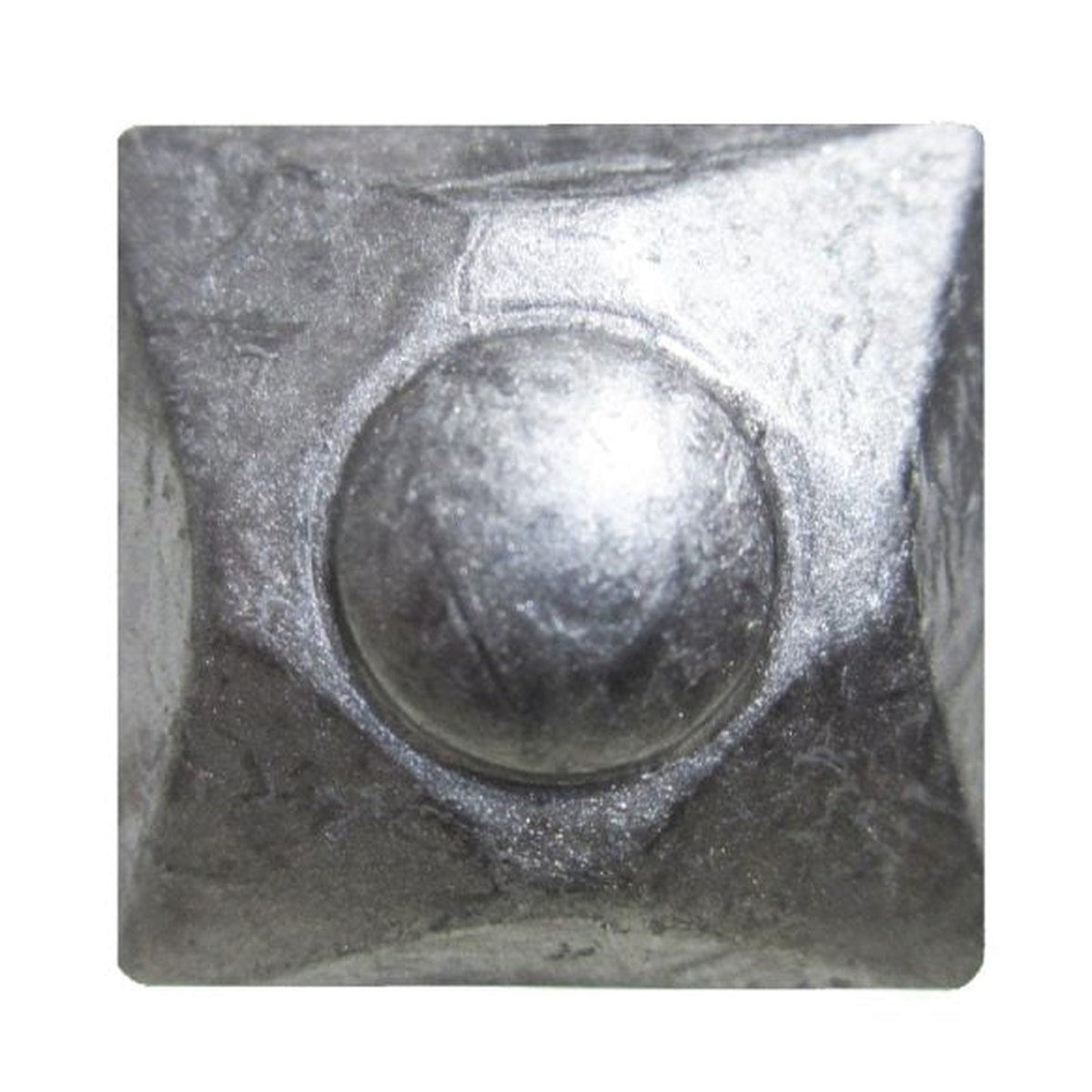 Pewter # 95 Square Dome Nail 80/Box Head Size:13/16" Nail Length:5/8" - Alan Richard Textiles, LTD Black Diamond Decorative Nail Collection - Specialty Shapes