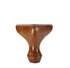 Queen Anne 5" x 3.5"-1.375" Walnut - Alan Richard Textiles, LTD Decorative Wooden Legs