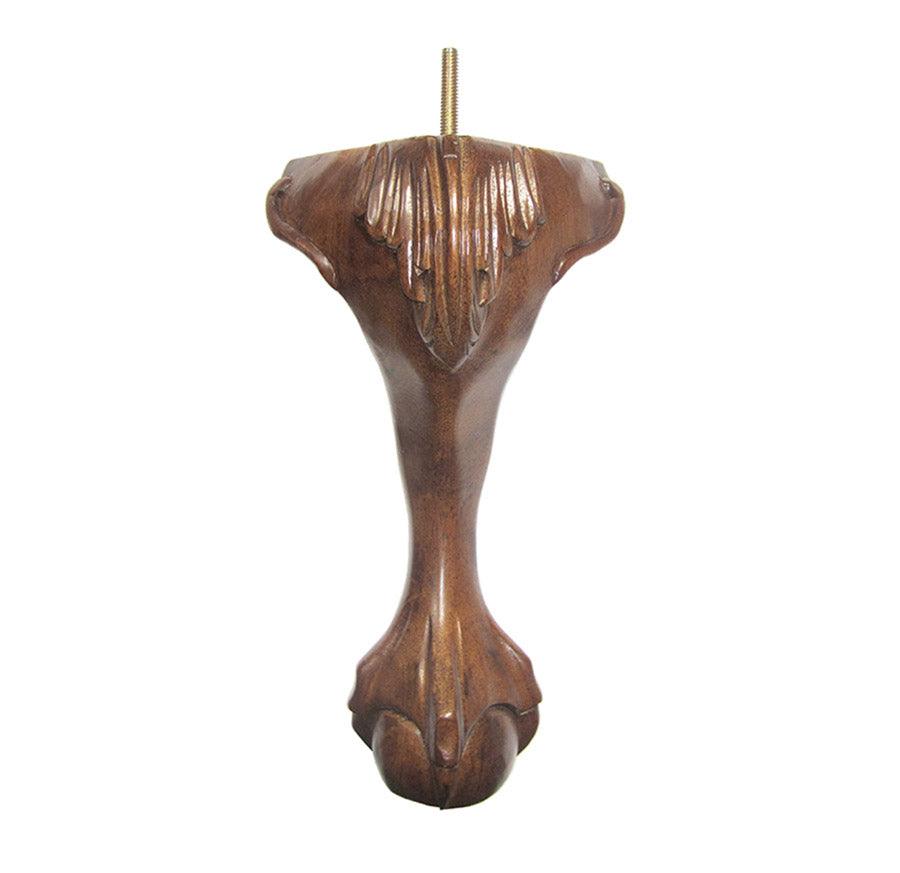 Queen Anne Walnut 10.5" x 6.5"-2.375" - Alan Richard Textiles, LTD Decorative Wooden Legs