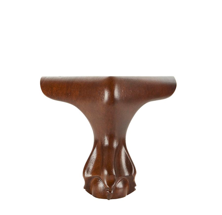 Queen Anne Walnut 6.5" x 5.75"-2.75" 20/case-H - Alan Richard Textiles, LTD Decorative Wooden Legs