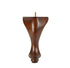 Queen Anne Walnut 8.5" x 3.75"-1" 20/case-B - Alan Richard Textiles, LTD Decorative Wooden Legs