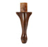 Queen Anne Walnut 9.5" x 3.625"-1.25" 20/case - Alan Richard Textiles, LTD Decorative Wooden Legs