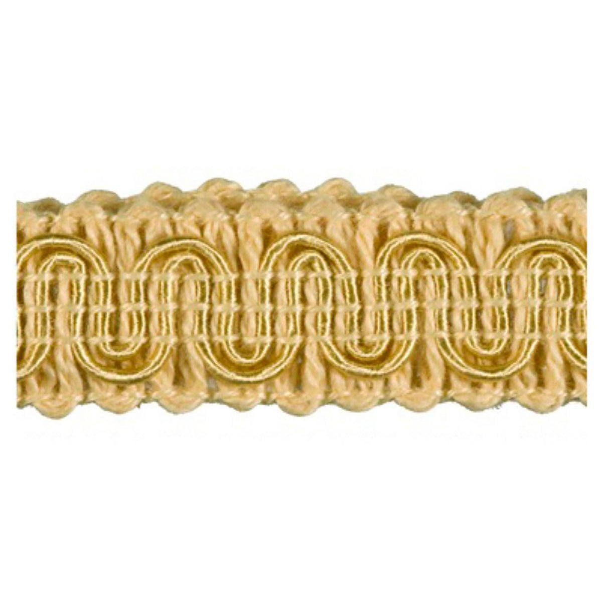 Rayon Scroll Gimp - D17 Pale Yelllow - Conso Scroll Gimp