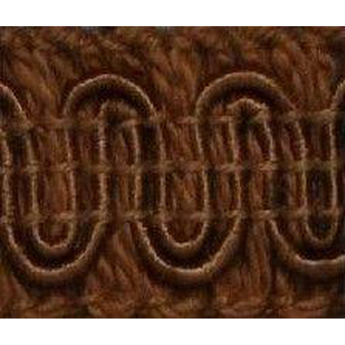 Rayon Scroll Gimp - E20 Tobacco - Alan Richard Textiles, LTD Conso Scroll Gimp