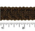 Rayon Scroll Gimp - E29 Sable Brown - Alan Richard Textiles, LTD Conso Scroll Gimp