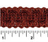 Rayon Scroll Gimp - J11 Maroon - Conso Scroll Gimp