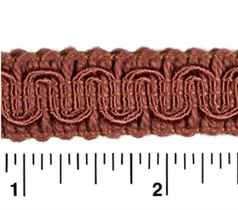 Rayon Scroll Gimp - K33 Crimson - Alan Richard Textiles, LTD Conso Scroll Gimp