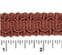 Rayon Scroll Gimp - K33 Crimson - Alan Richard Textiles, LTD Conso Scroll Gimp