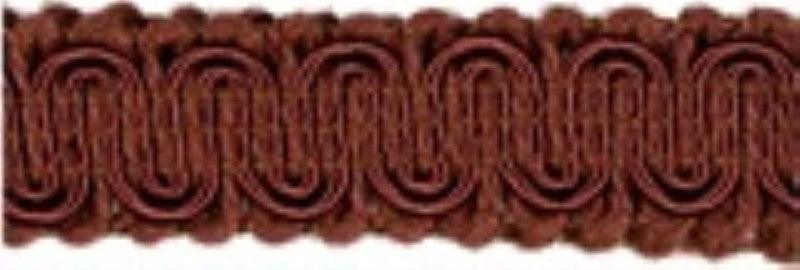 Rayon Scroll Gimp - K35 Dark Rust - Alan Richard Textiles, LTD Conso Scroll Gimp