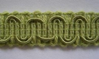Rayon Scroll Gimp - L43 Leaf Green - Alan Richard Textiles, LTD Conso Scroll Gimp