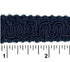 Rayon Scroll Gimp - M42 Dark Navy - Alan Richard Textiles, LTD Conso Scroll Gimp