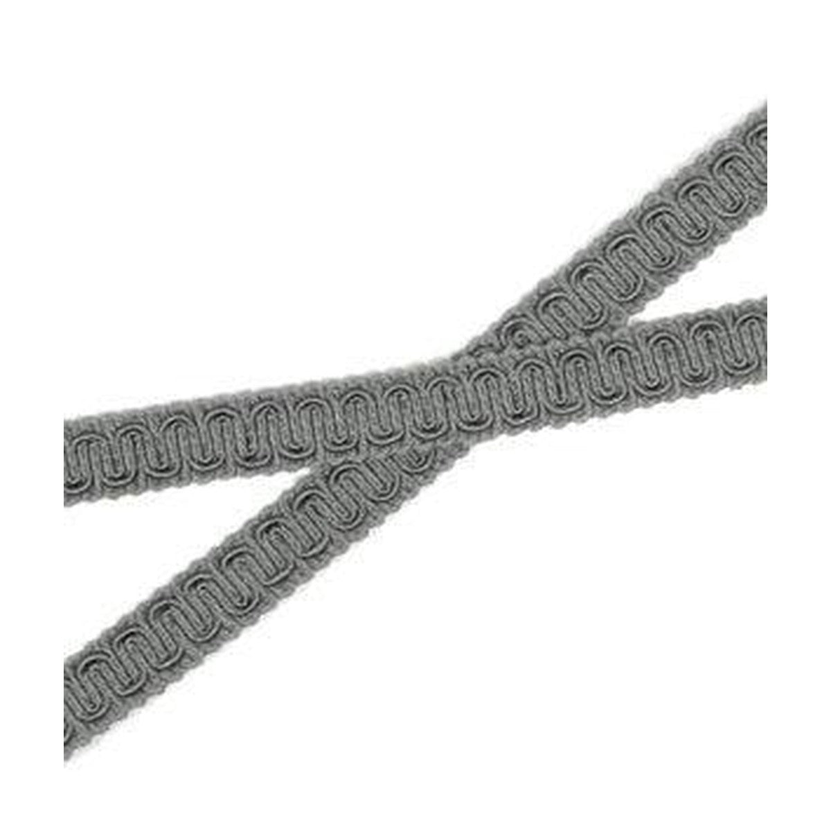 Rayon Scroll Gimp - P05 Medium Gray - Alan Richard Textiles, LTD Conso Scroll Gimp