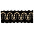 Rayon Scroll Gimp - PR23 Tuxedo - Alan Richard Textiles, LTD Conso Scroll Gimp