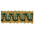 Rayon Scroll Gimp - PR24 Peacock - Alan Richard Textiles, LTD Conso Scroll Gimp