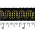 Rayon Scroll Gimp - YG2 Black/Gold Metallic - Conso Scroll Gimp