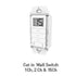 Rollease Cut In Wall Switch Remote Control - One Channel - Rollease Battery Motors & Remote Controls